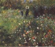 Pierre Renoir Woman with a Parasol in a Garden Germany oil painting artist